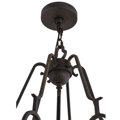 Meyda Tiffany Dubrek 12 Light 33" Wide Taper Candle Pendant