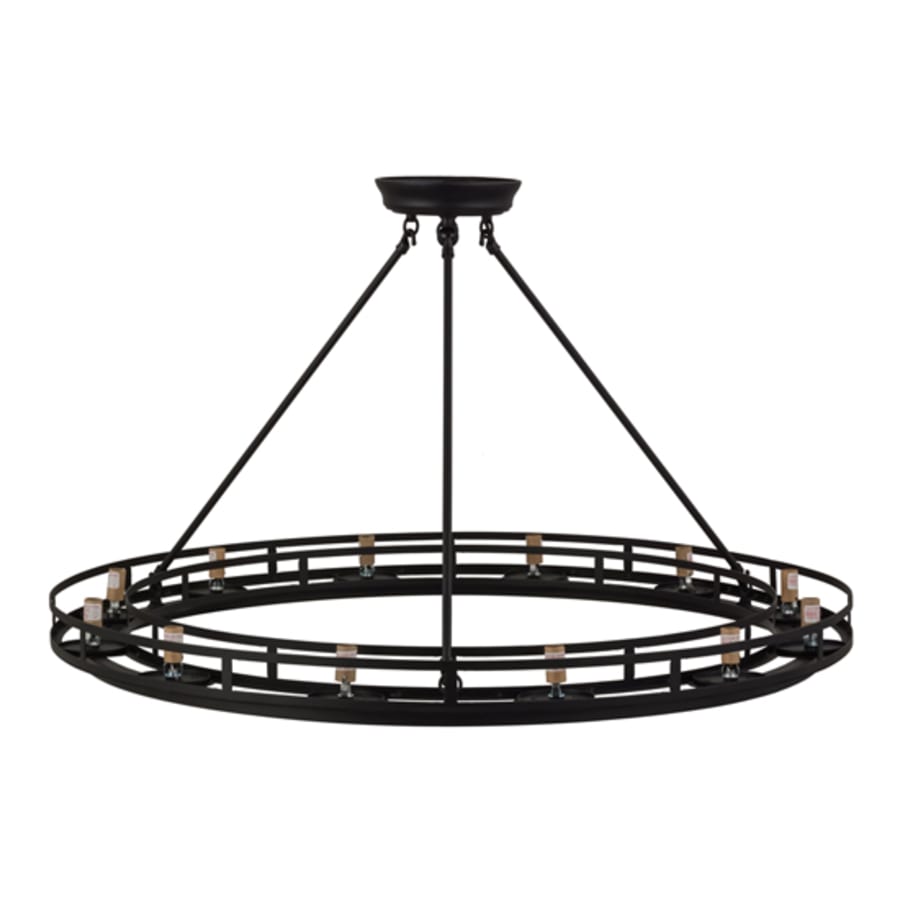 Meyda Tiffany Barbury 12 Light 36" Wide Pillar Candle Style Chandelier