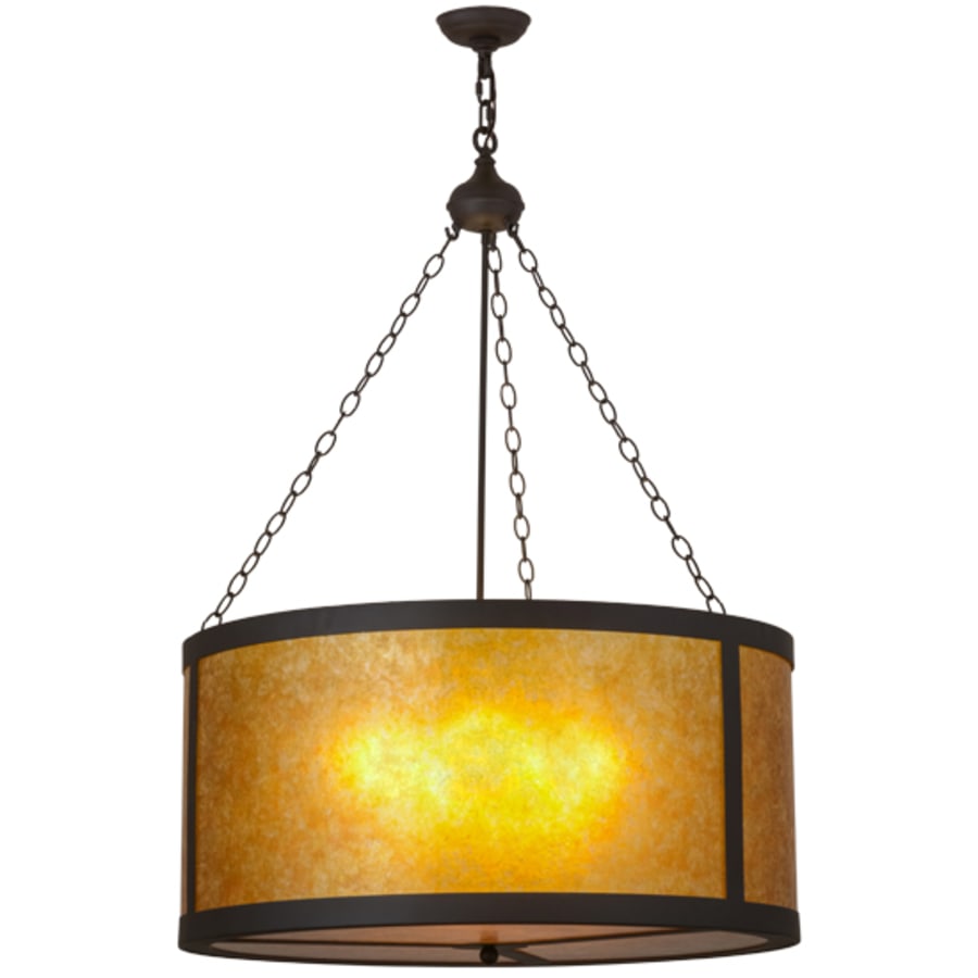 Meyda Tiffany Craftsman 4 Light 32" Wide Suspension Pendant