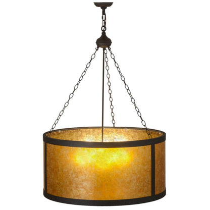 Meyda Tiffany Craftsman 4 Light 32" Wide Suspension Pendant