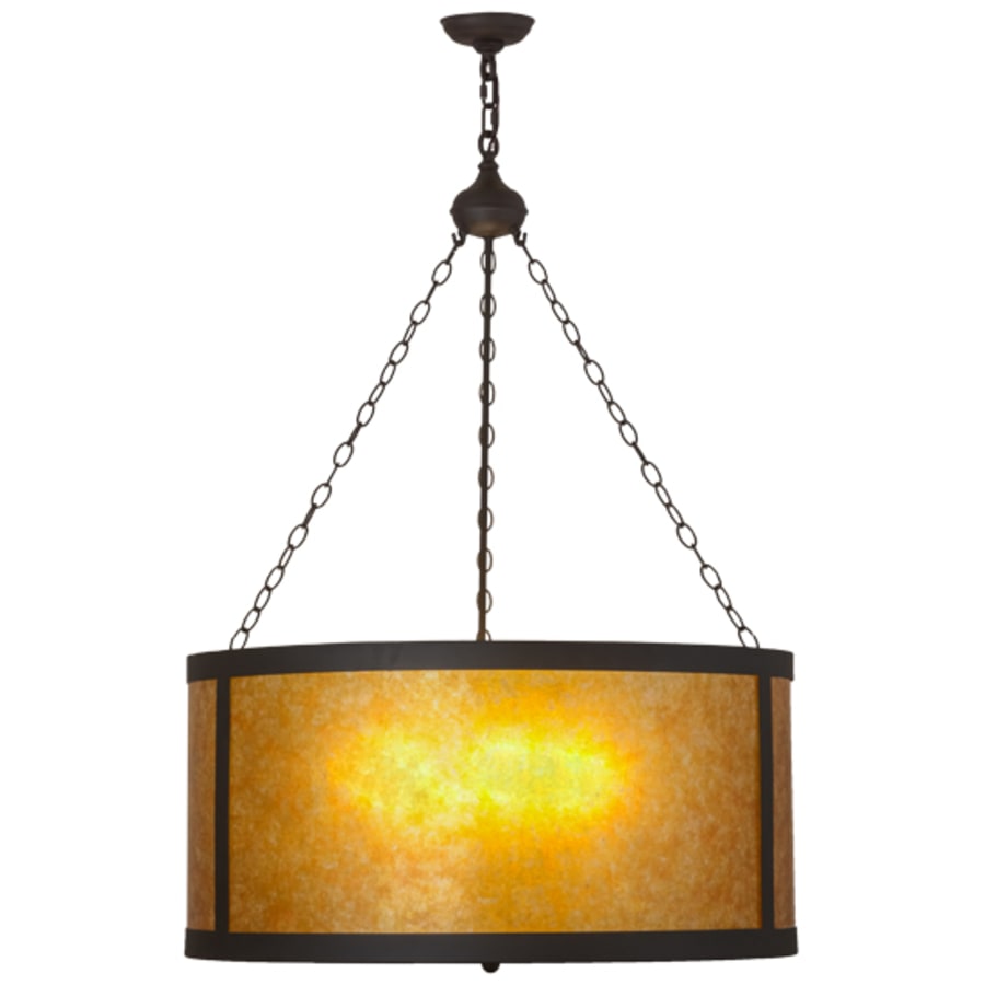 Meyda Tiffany Craftsman 4 Light 32" Wide Suspension Pendant