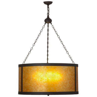 Meyda Tiffany Craftsman 4 Light 32" Wide Suspension Pendant