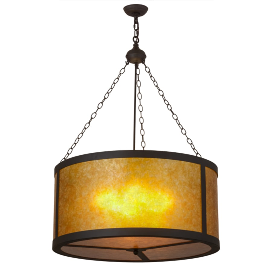 Meyda Tiffany Craftsman 4 Light 32" Wide Suspension Pendant