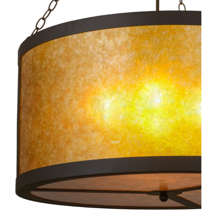 Meyda Tiffany Craftsman 4 Light 32" Wide Suspension Pendant