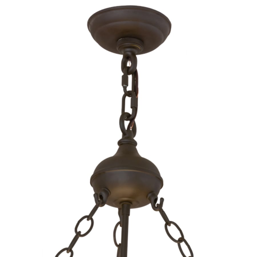 Meyda Tiffany Craftsman 4 Light 32" Wide Suspension Pendant