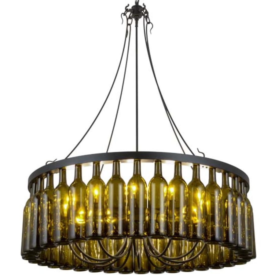Meyda Tiffany Tuscan Vineyard 12 Light 38" Wide Ring Chandelier