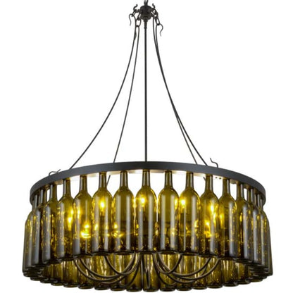 Meyda Tiffany Tuscan Vineyard 12 Light 38" Wide Ring Chandelier