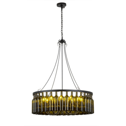 Meyda Tiffany Tuscan Vineyard 12 Light 38" Wide Ring Chandelier