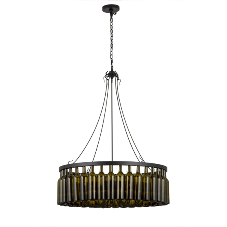 Meyda Tiffany Tuscan Vineyard 12 Light 38" Wide Ring Chandelier
