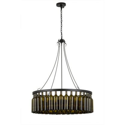 Meyda Tiffany Tuscan Vineyard 12 Light 38" Wide Ring Chandelier