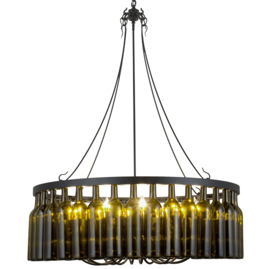 Meyda Tiffany Tuscan Vineyard 12 Light 38" Wide Ring Chandelier