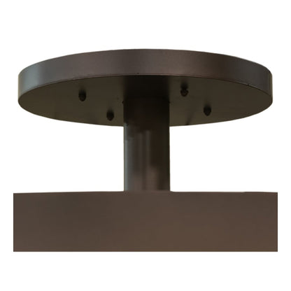 Meyda Tiffany Cilindro Bulle 15 Light 72" Wide Semi-Flush Waterfall Ceiling Fixture