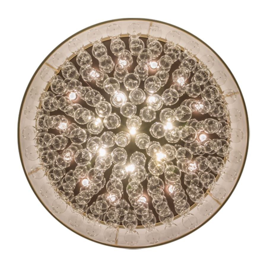 Meyda Tiffany Cilindro Bulle 15 Light 72" Wide Semi-Flush Waterfall Ceiling Fixture