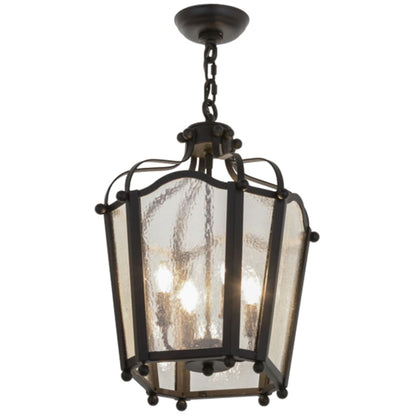 Meyda Tiffany Citadel 4 Light 17" Wide Taper Candle Pendant
