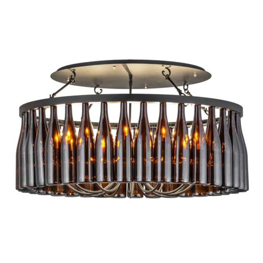 Meyda Tiffany Tuscan Vineyard 12 Light 38" Wide Ring Chandelier
