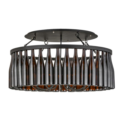 Meyda Tiffany Tuscan Vineyard 12 Light 38" Wide Ring Chandelier