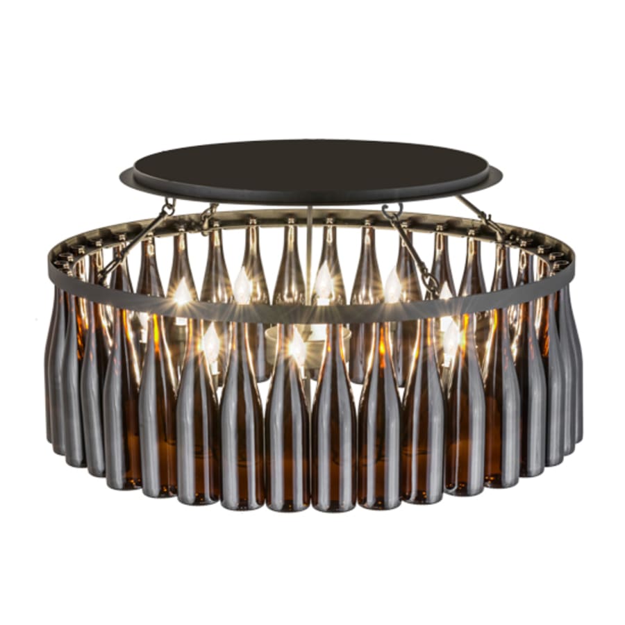 Meyda Tiffany Tuscan Vineyard 12 Light 38" Wide Ring Chandelier