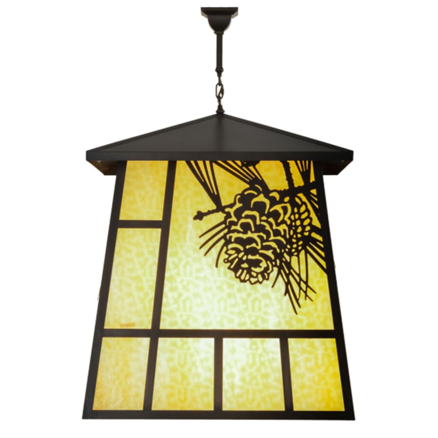 Meyda Tiffany Winter Pine 4 Light 43" Wide Pendant