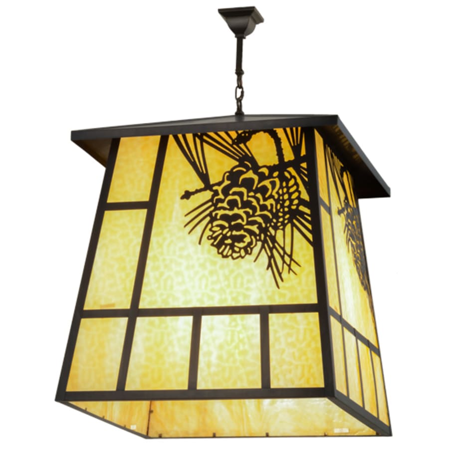 Meyda Tiffany Winter Pine 4 Light 43" Wide Pendant