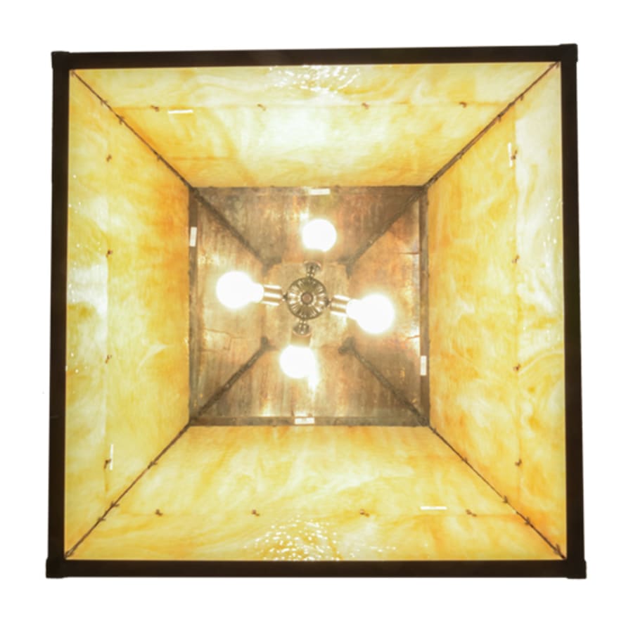 Meyda Tiffany Winter Pine 4 Light 43" Wide Pendant