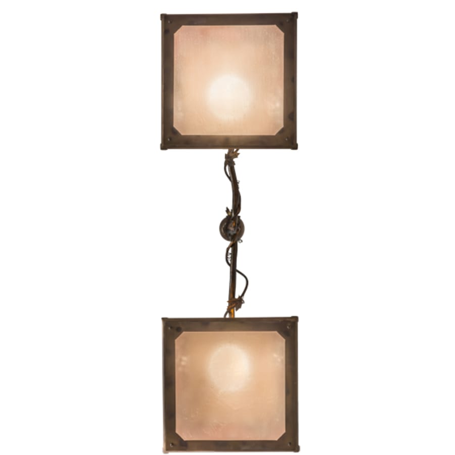 Meyda Tiffany Maple Leaf 2 Light 42" Wide Linear Pendant