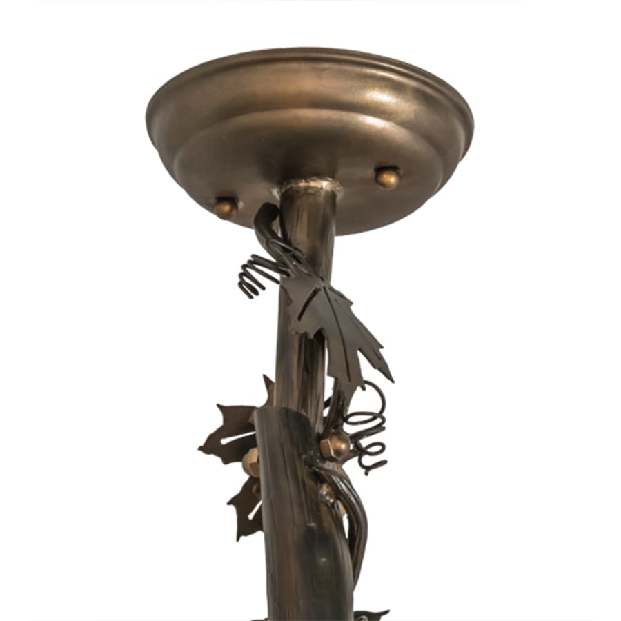 Meyda Tiffany Maple Leaf 2 Light 42" Wide Linear Pendant