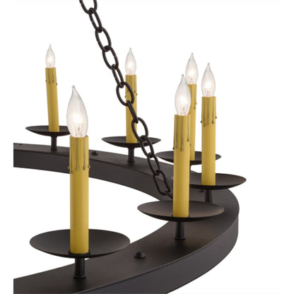Meyda Tiffany Loxley 24 Light 61" Wide Taper Candle Style Chandelier