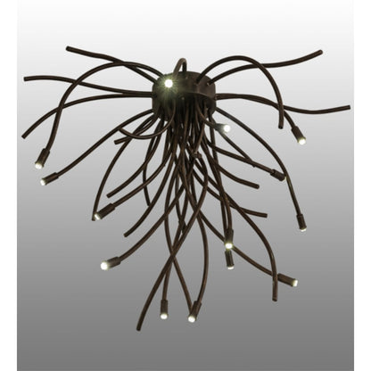 Meyda Tiffany Samara 15 Light 40" Wide Semi-Flush Ceiling Fixture