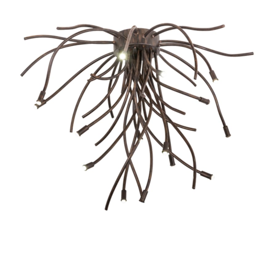 Meyda Tiffany Samara 15 Light 40" Wide Semi-Flush Ceiling Fixture
