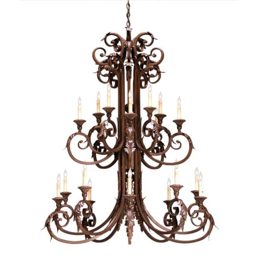 Meyda Tiffany Serratina 20 Light 48" Wide Taper Candle Style Chandelier