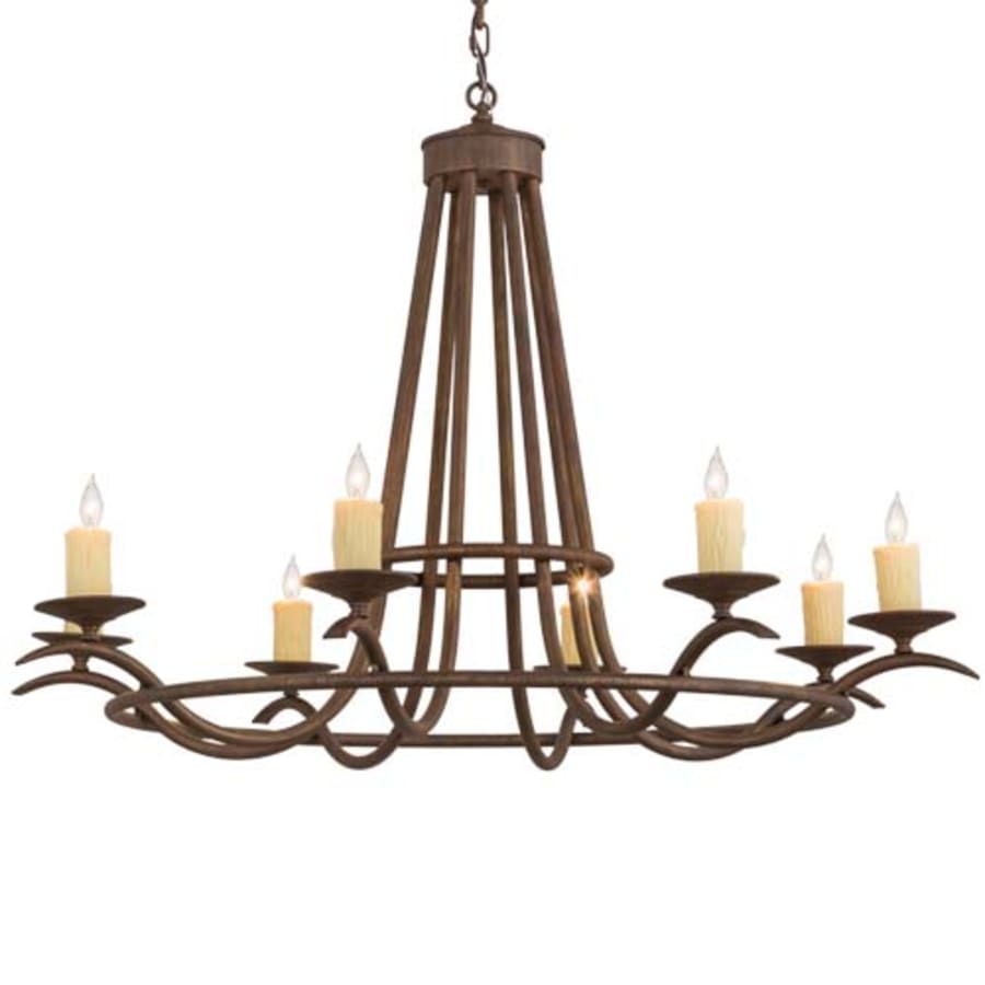 Meyda Tiffany Octavia 8 Light 48" Wide Taper Candle Style Chandelier