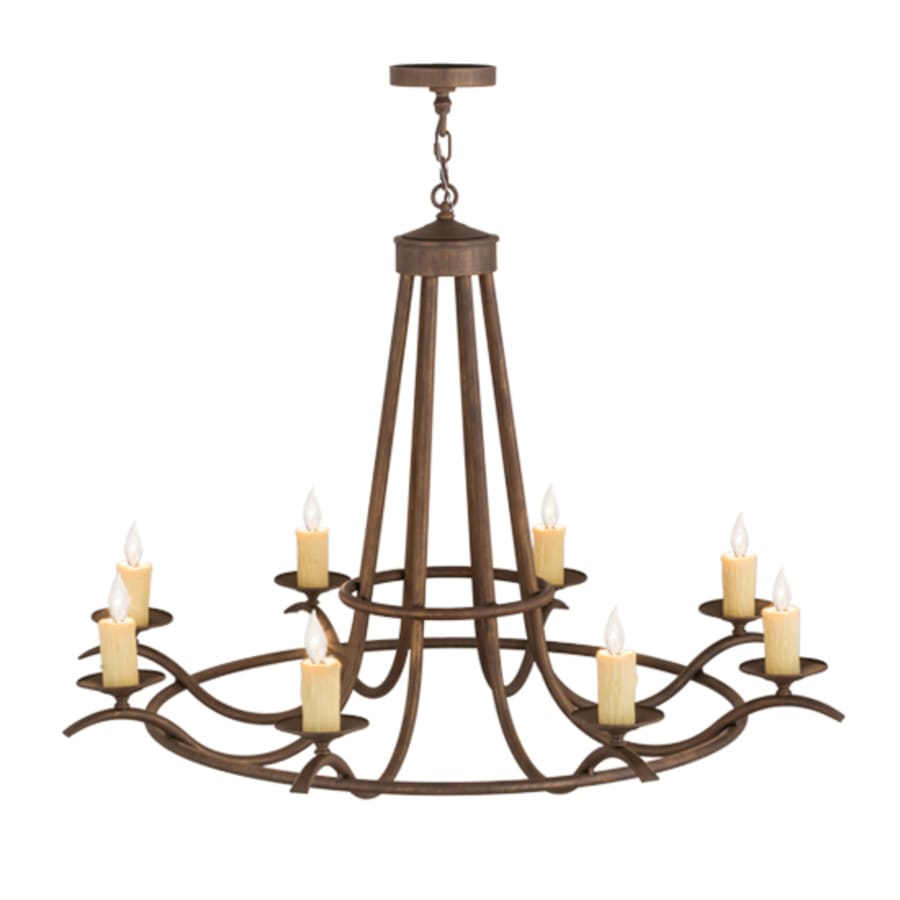 Meyda Tiffany Octavia 8 Light 48" Wide Taper Candle Style Chandelier