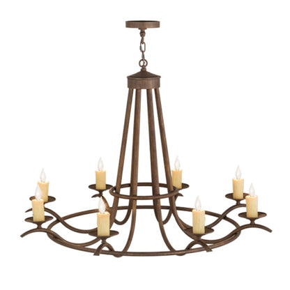 Meyda Tiffany Octavia 8 Light 48" Wide Taper Candle Style Chandelier