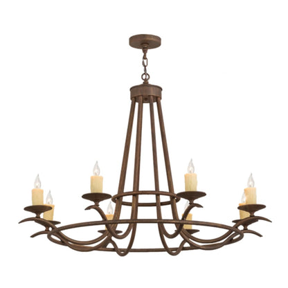 Meyda Tiffany Octavia 8 Light 48" Wide Taper Candle Style Chandelier