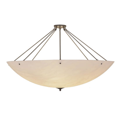 Meyda Tiffany Madison 12 Light 60" Wide Semi-Flush Bowl Ceiling Fixture - Timeless Bronze Finish
