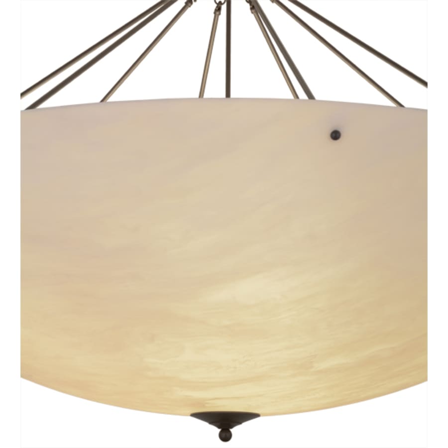 Meyda Tiffany Madison 12 Light 60" Wide Semi-Flush Bowl Ceiling Fixture - Timeless Bronze Finish