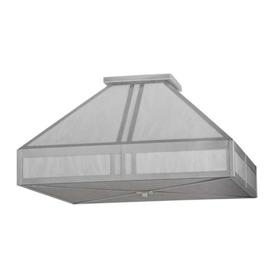 Meyda Tiffany Whitewing 4 Light 51" Wide Flush Mount Ceiling Fixture