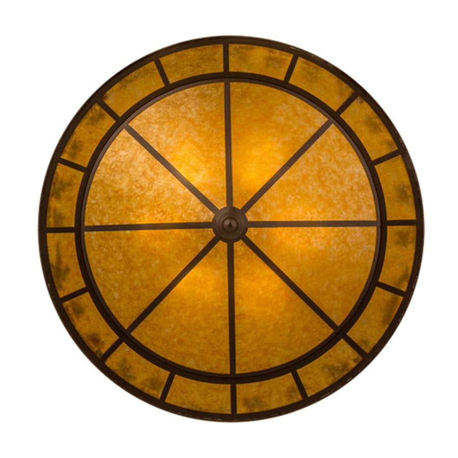 Meyda Tiffany Fishtracks 6 Light 48" Wide Semi-Flush Ceiling Fixture