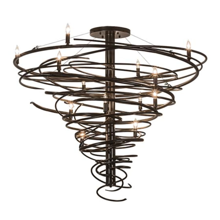 Meyda Tiffany Cyclone 14 Light 48" Wide Taper Candle Style Chandelier