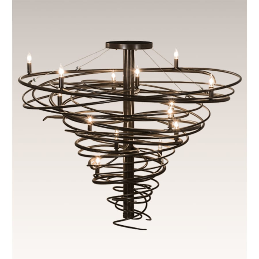 Meyda Tiffany Cyclone 14 Light 48" Wide Taper Candle Style Chandelier