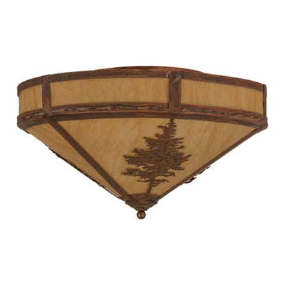 Meyda Tiffany Tamarack 2 Light 20" Wide Flush Mount Ceiling Fixture