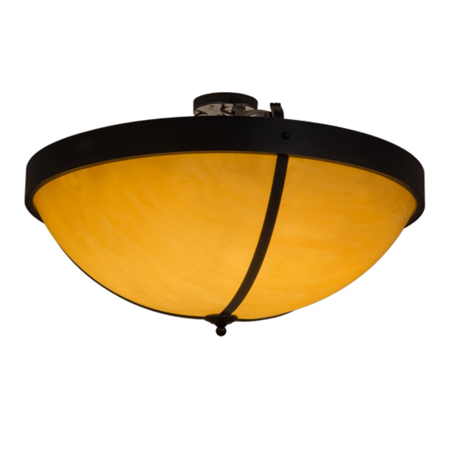 Meyda Tiffany Alysiales 6 Light 36" Wide Semi-Flush Bowl Ceiling Fixture