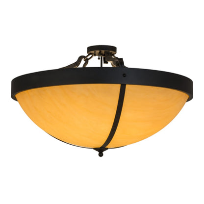 Meyda Tiffany Alysiales 6 Light 36" Wide Semi-Flush Bowl Ceiling Fixture