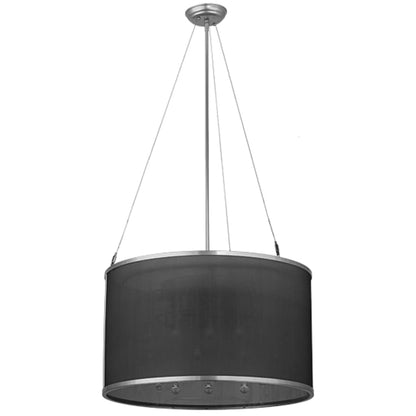 Meyda Tiffany Cilindro 9 Light 24" Wide Suspension Pendant