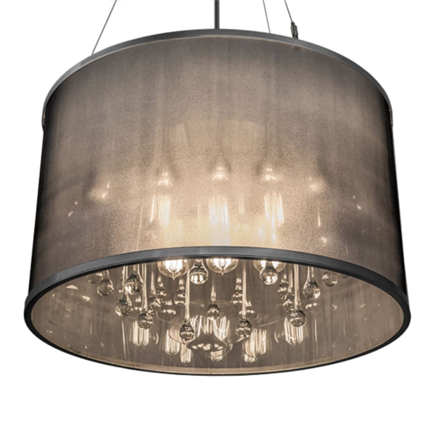 Meyda Tiffany Cilindro 9 Light 24" Wide Suspension Pendant