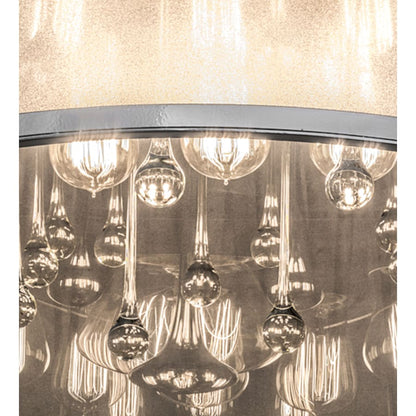 Meyda Tiffany Cilindro 9 Light 24" Wide Suspension Pendant