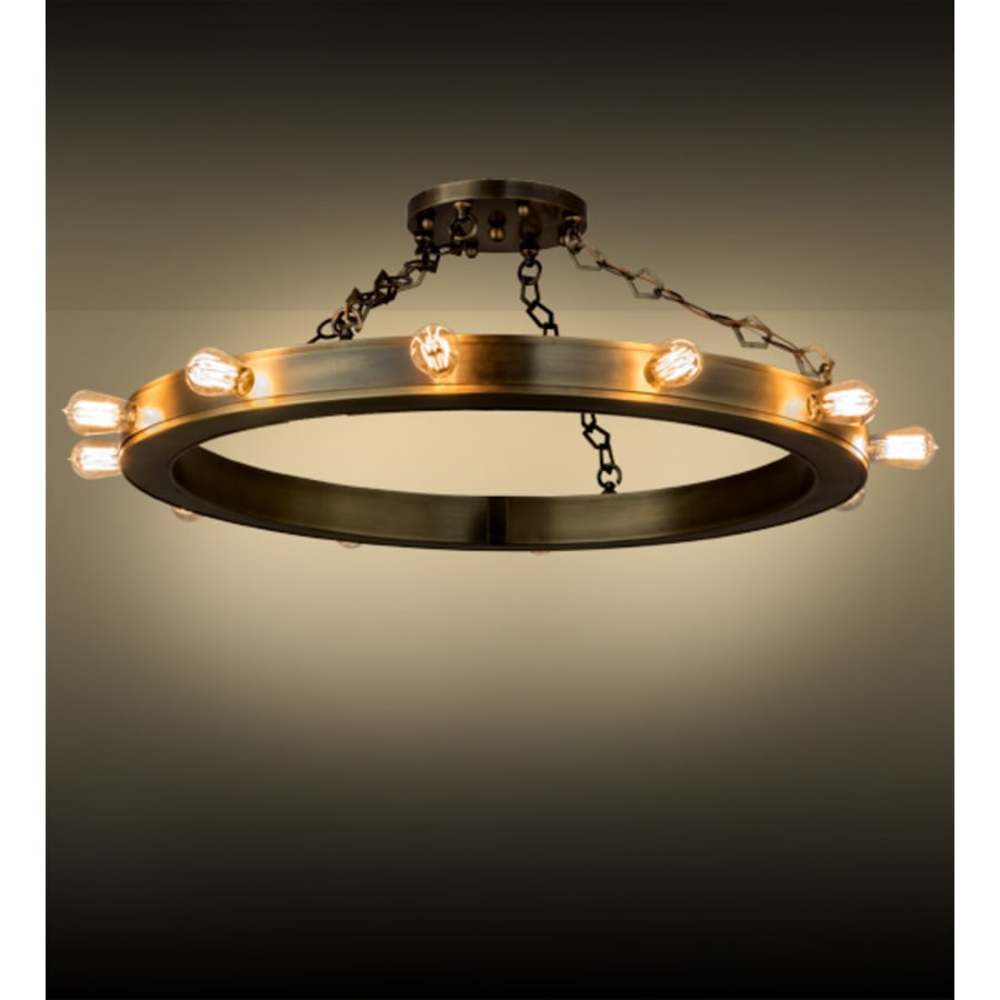 Meyda Tiffany Helm 12 Light 40" Wide Pendant