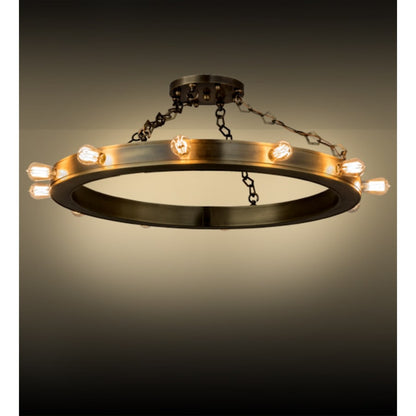 Meyda Tiffany Helm 12 Light 40" Wide Pendant