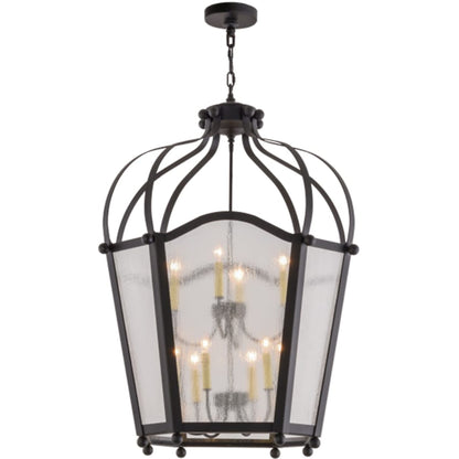 Meyda Tiffany Citadel 10 Light 33" Wide Taper Candle Pendant