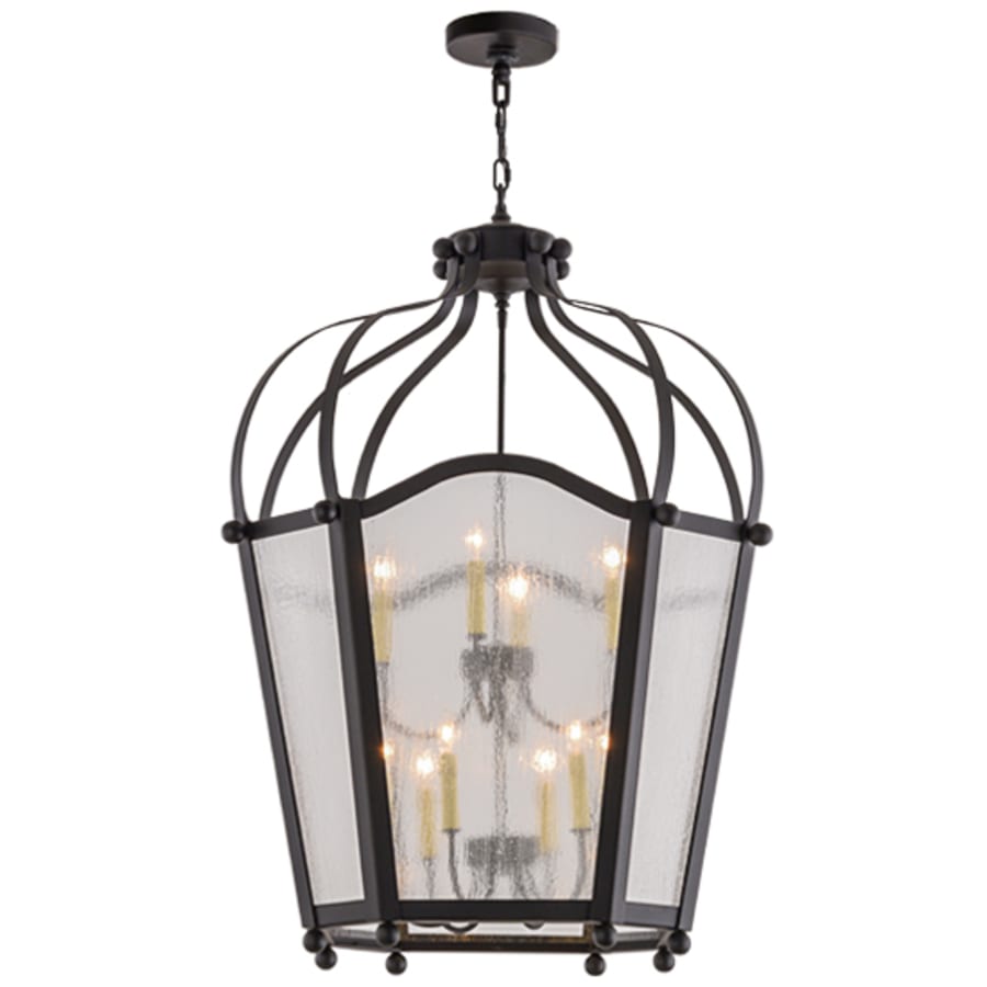 Meyda Tiffany Citadel 10 Light 33" Wide Taper Candle Pendant